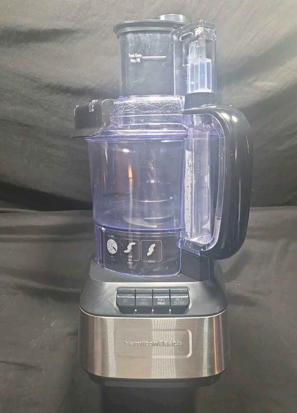 Hamilton Beach Stack & Snap Food Processor 12cup Capacity - Black (70727)
